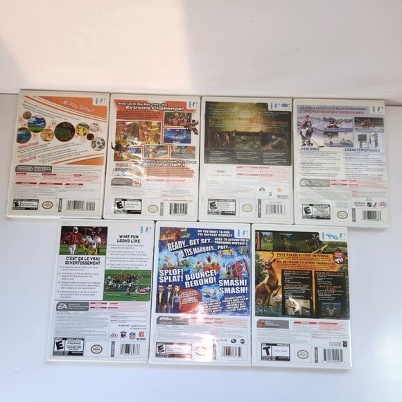 Wii Nintendo Game Lot of 7 With Cases and Manuals Tested Working - Picture 2 of 10